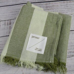 Prose Made For Summer Limited Edition 52x28 Cabana Beach Towel 100% Cotton NWOT